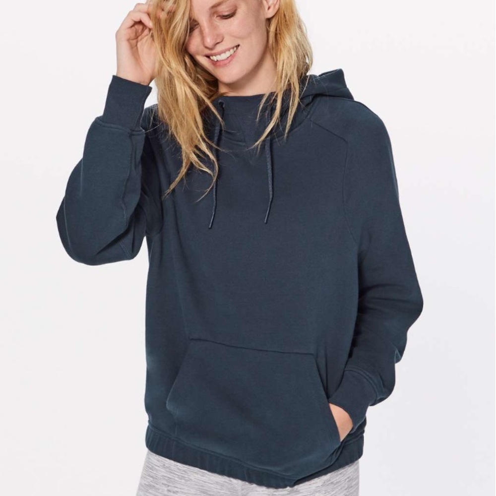 Lululemon Warm for Winter Hoodie Mach Blue - 8